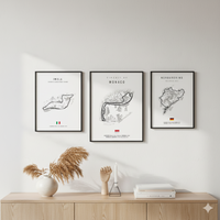 Circuit de Monaco-Racetrack Print