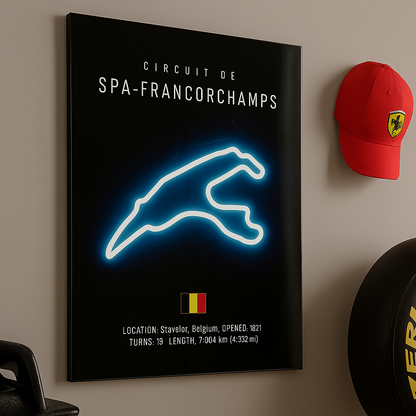 Custom Racetrack LED POSTER