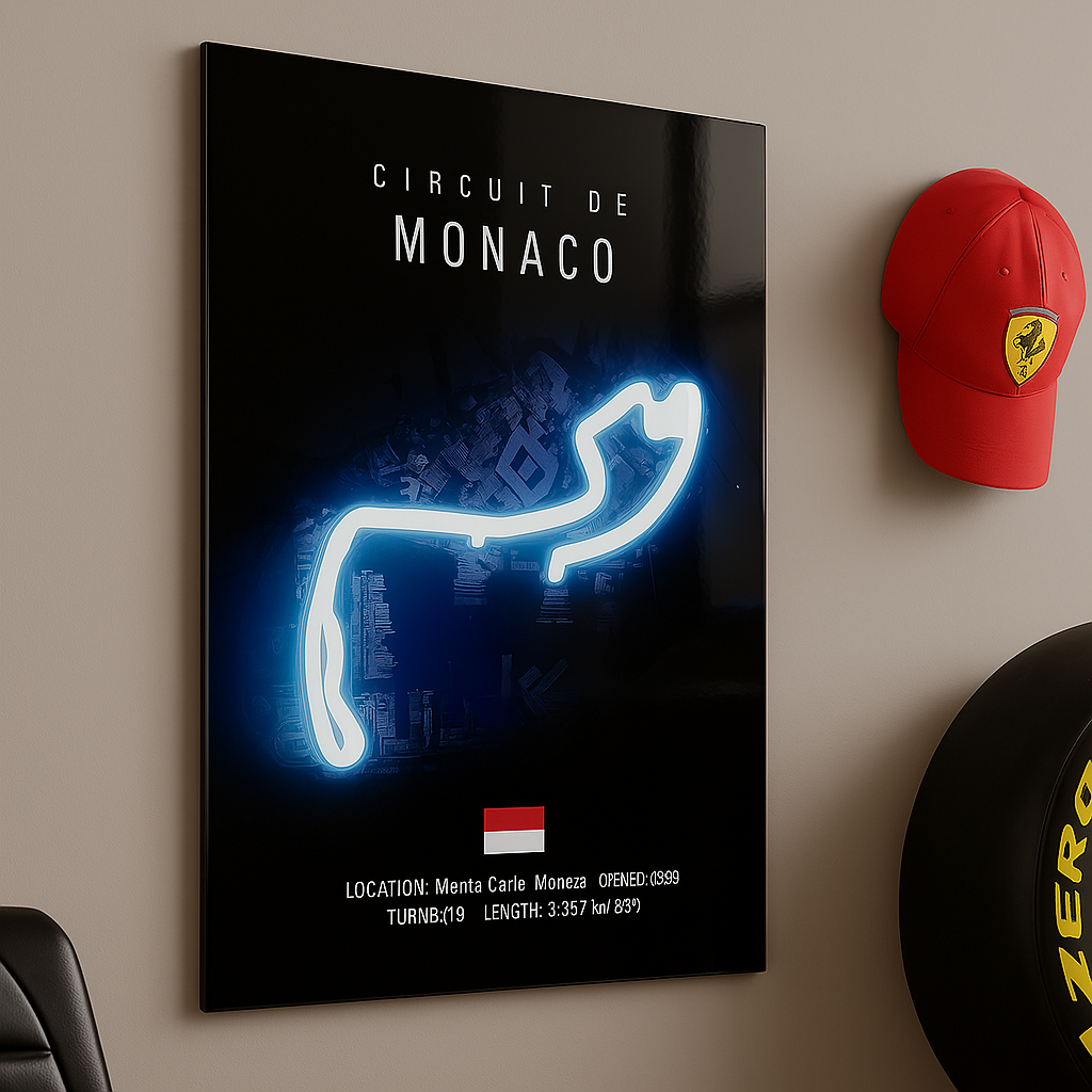 Custom Racetrack LED POSTER