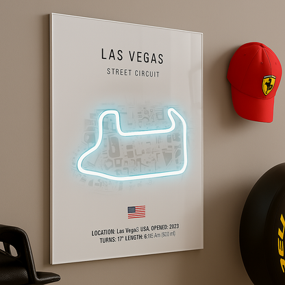 Custom Racetrack LED POSTER