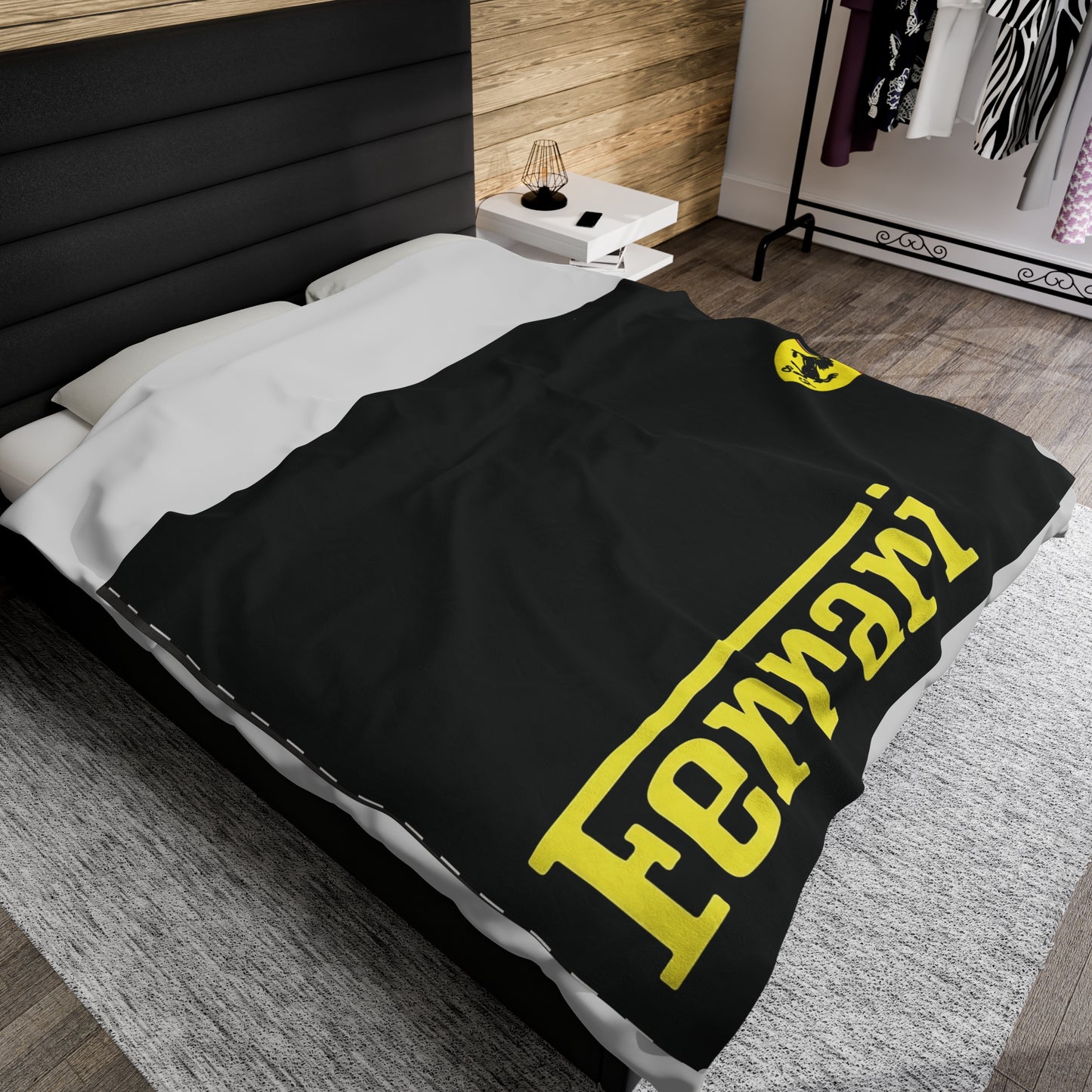 Ferrari Velveteen Plush Blanket