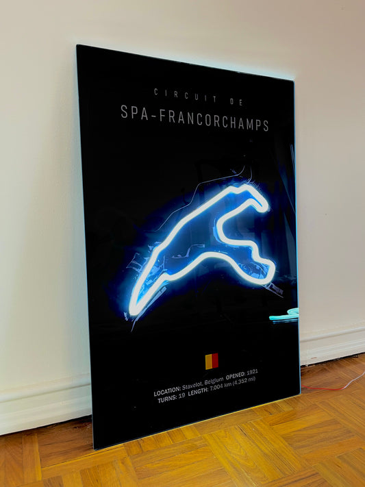 Custom Racetrack LED POSTER