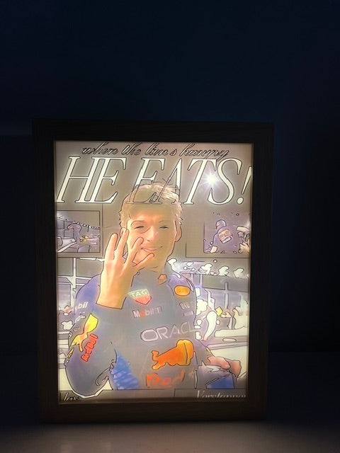 Max Verstappen Backlight LED Frame