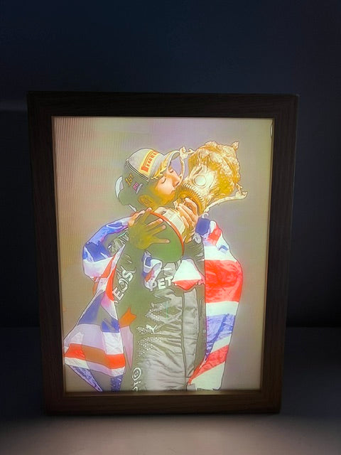 Lewis Hamilton Backlight LED Frame