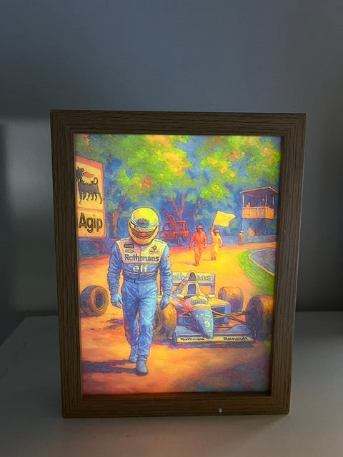 Ayrton Senna Backlight LED Frame