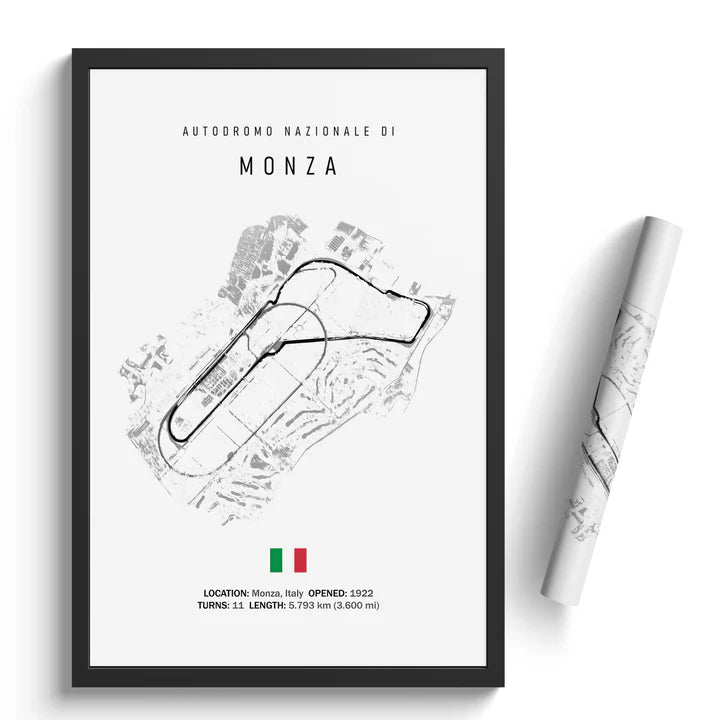 Autodromo Nazionale di Monza - Racetrack Print