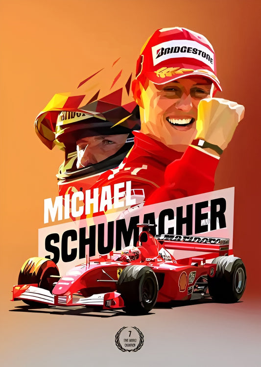 Michael Shumacher Canvas