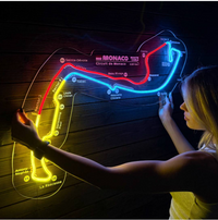 Custom(choose your own) Neon LED Racetrack