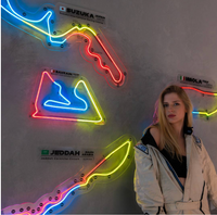 Custom(choose your own) Neon LED Racetrack