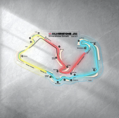 Silverstone Circuit Neon LED Race Track