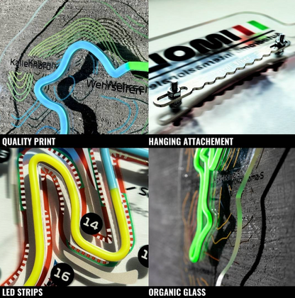 Nürburgring Nordschleife Neon LED Race Track