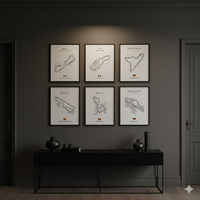 Circuit de Monaco-Racetrack Print