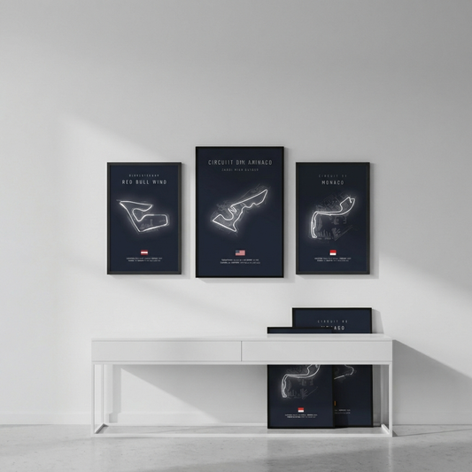 F1 racetrack Posters