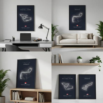 F1 racetrack Posters