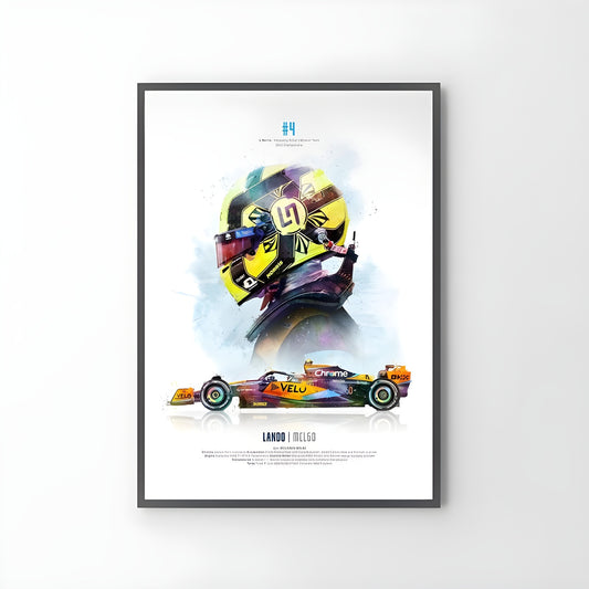 Mclaren Lando 4 Poster